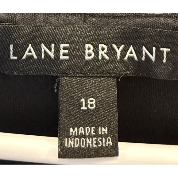 Lane Bryant Zodiac Print VNeck Blouse 18 Peplum Plus Size 18 Psychic Lightweight - Picture 5 of 8